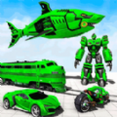 鲨鱼变身机甲手机版