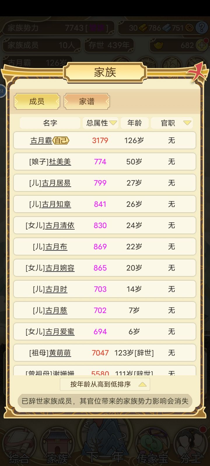 祖宗模拟器