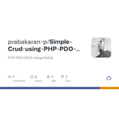 Simple Crud using PHP PDO Mysql