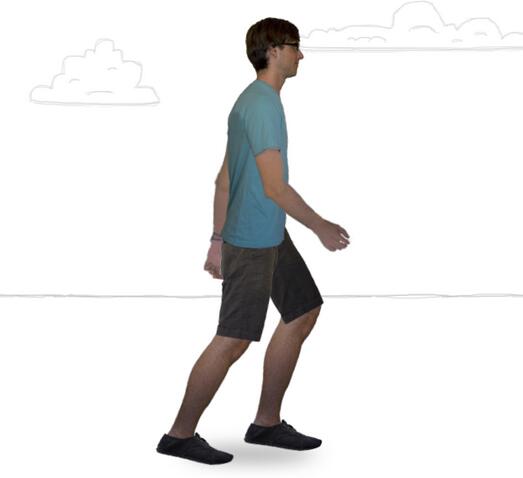 非常震撼的纯CSS3人物行走动画