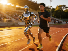 宇树王兴兴称下月赛事或现机器人超越人类 半马成绩有望突破一小时