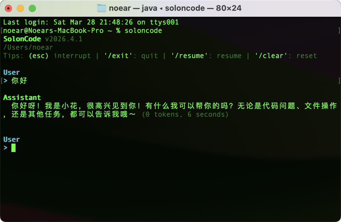 SolonCode v2026.4.1 正式发布 更简约的编程智能体超越ClaudeCode