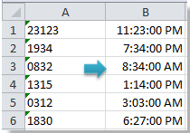 应用公式将其转换为标准时间。