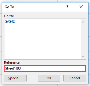 在对话框中输入单元格引用