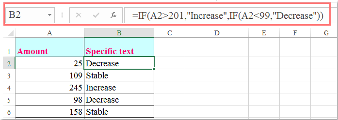 公式栏中单元格值的字体大小已增大