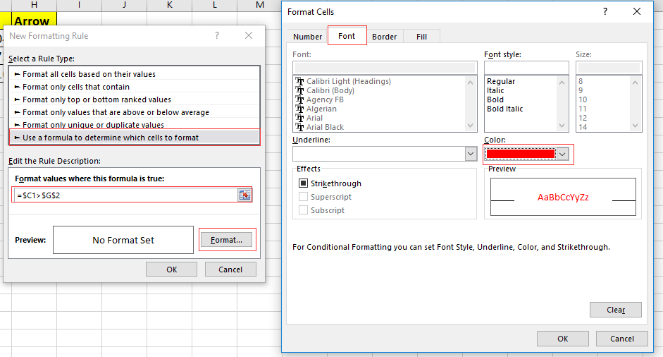 在对话框中设置选项