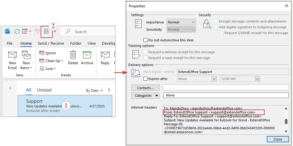 发件人实际邮箱地址截图