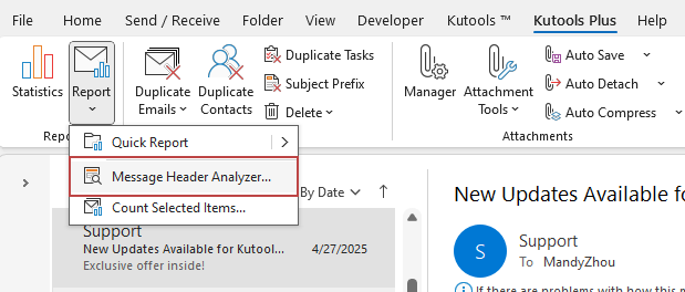 “消息头分析器”选项截图