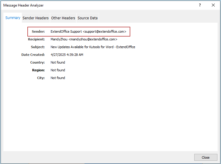 发件人完整邮箱地址截图