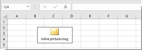 在 Excel 工作表中嵌入 Outlook 电子邮件的截图