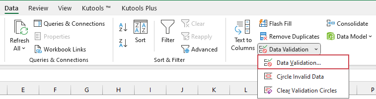 如何在 Excel 中防止在列中输入重复值？