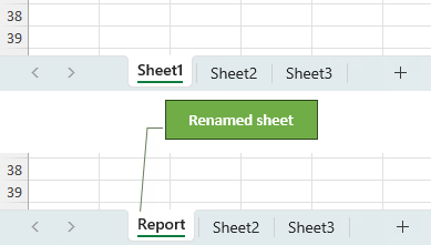 在 Excel 中重命名工作表的简单方法