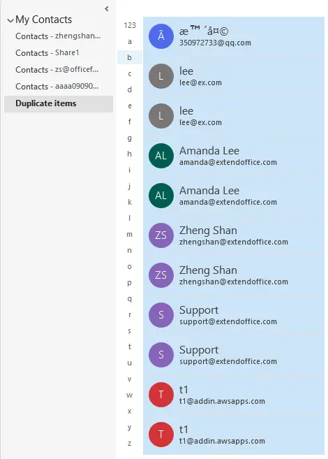 使用导出和导入删除并合并重复联系人 14
