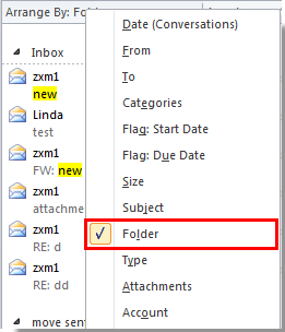 关于在 Outlook 中搜索包含子文件夹邮件的步骤截图 2