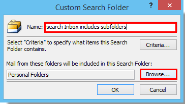 关于在 Outlook 中搜索包含子文件夹邮件的步骤截图 5