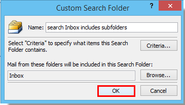 关于在 Outlook 中搜索包含子文件夹邮件的步骤截图 7
