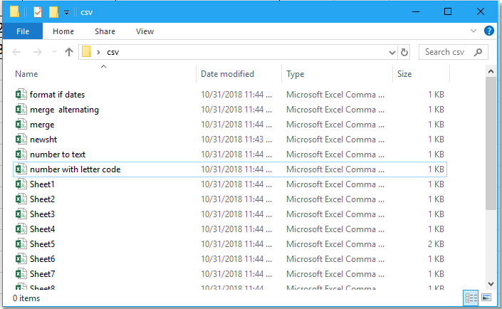 显示成功将工作簿工作表拆分为独立 CSV 文件的截图