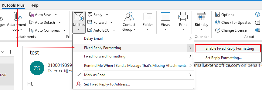 启用以指定格式回复