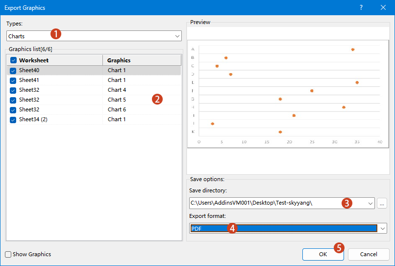 在对话框中指定选项