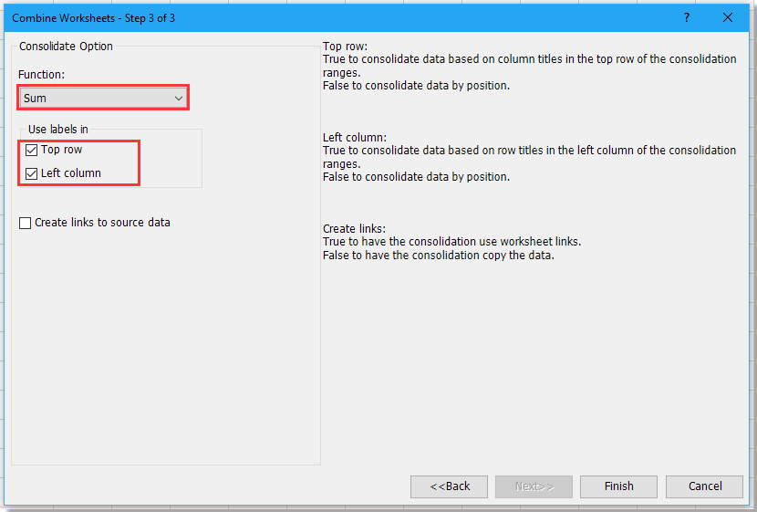 在对话框中指定计算方式