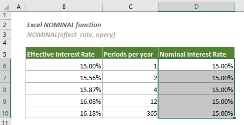 展示 NOMINAL 函数的用法