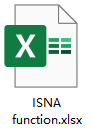 演示 ISNA 函数的用法